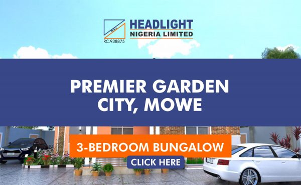 Premier Garden City – Mowe 3-Bedroom Bungalow