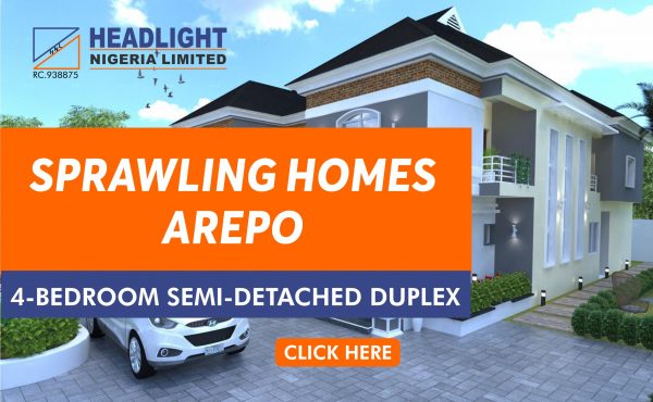 SPRAWLING HOMES BUILDING – AREPO – 4 Bedroom Semi-Detached Duplex