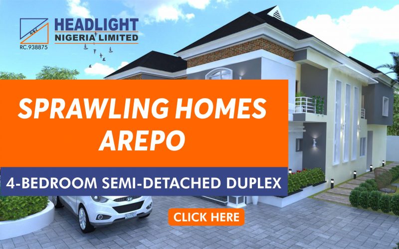 SPRAWLING HOMES BUILDING - AREPO - 4 Bedroom Semi-Detached Duplex